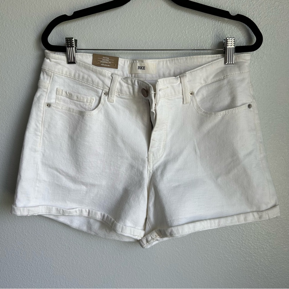 BKE White Women's Denim Shorts